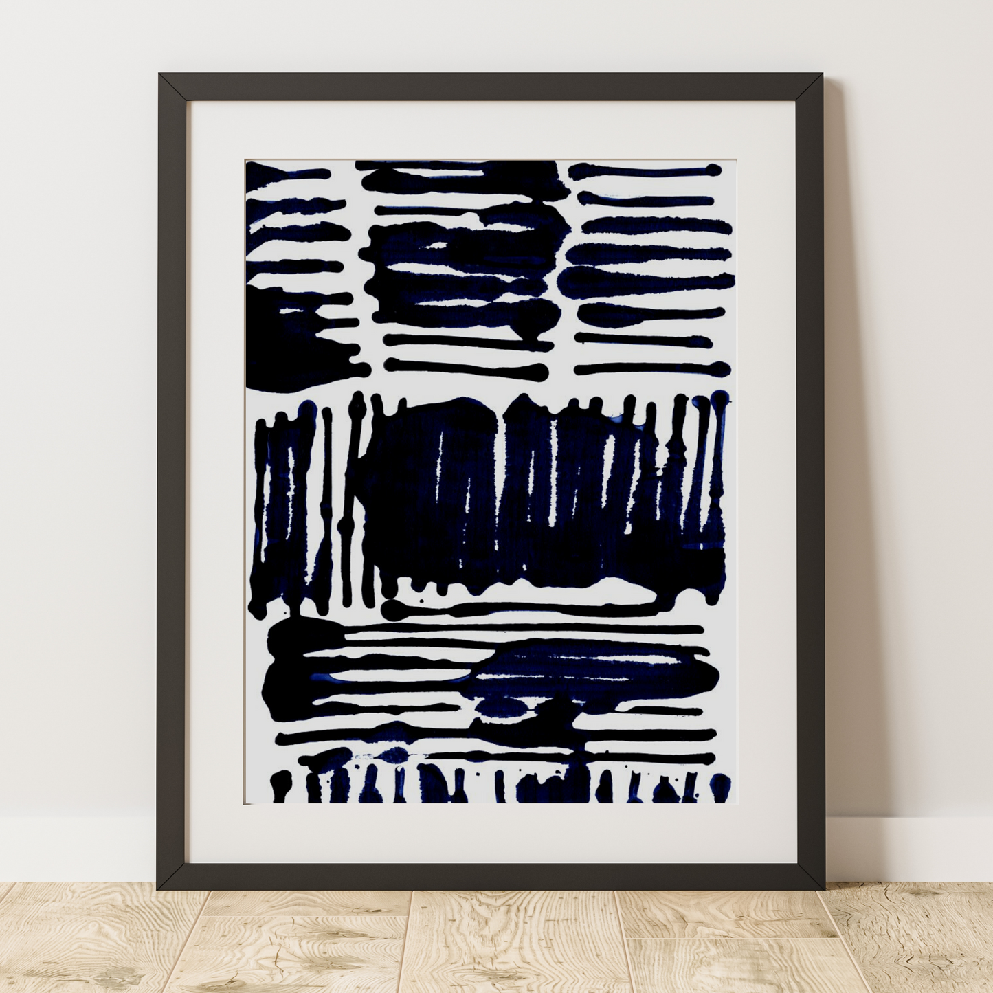 Indigo Stripes I