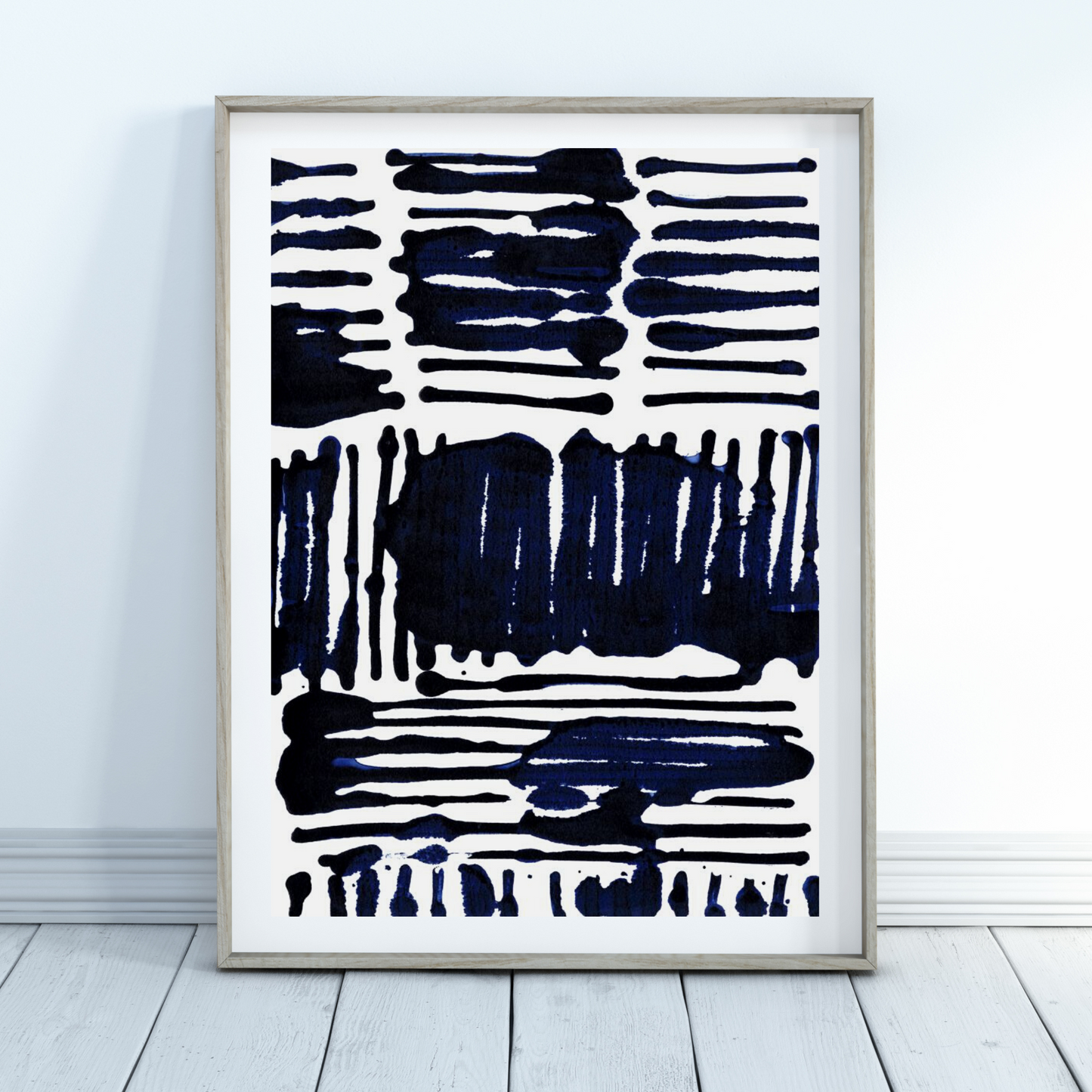 Indigo Stripes I