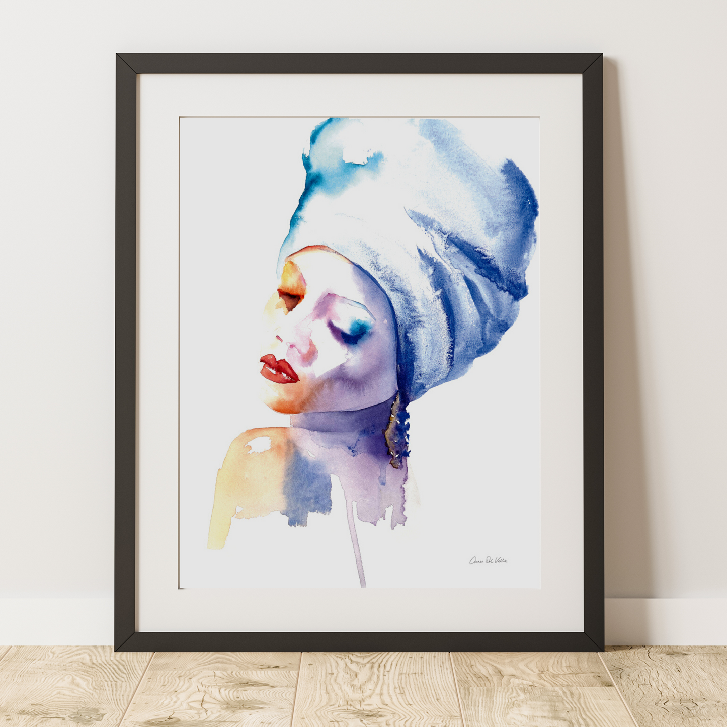 Woman in Blue