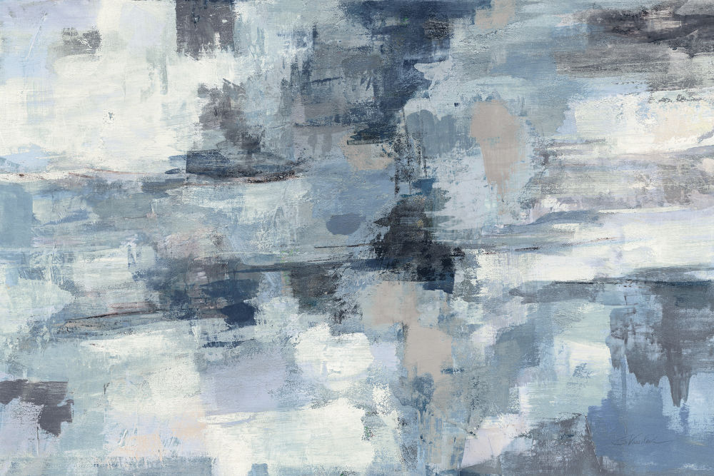 In the Clouds Indigo and Gray