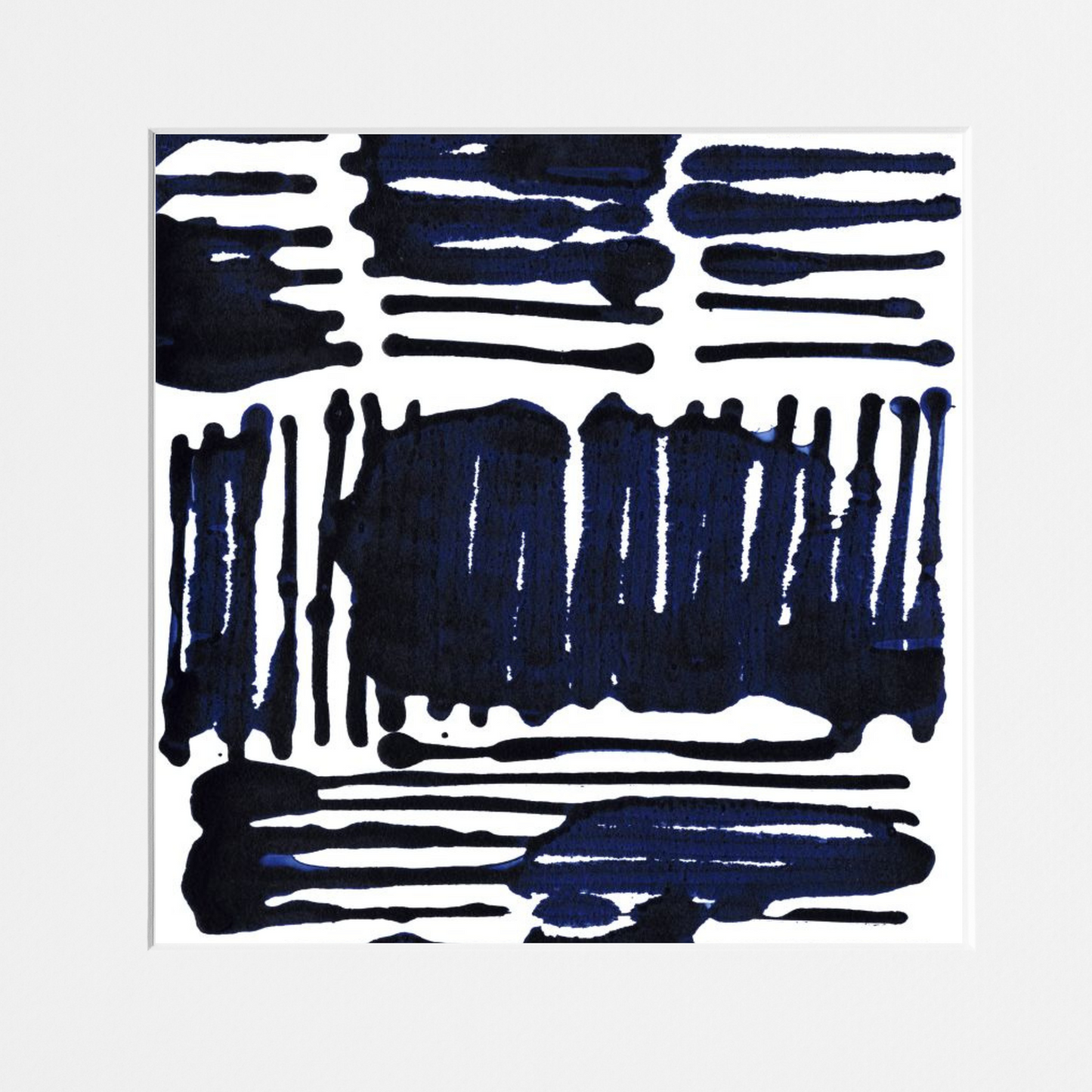 Indigo Stripes I