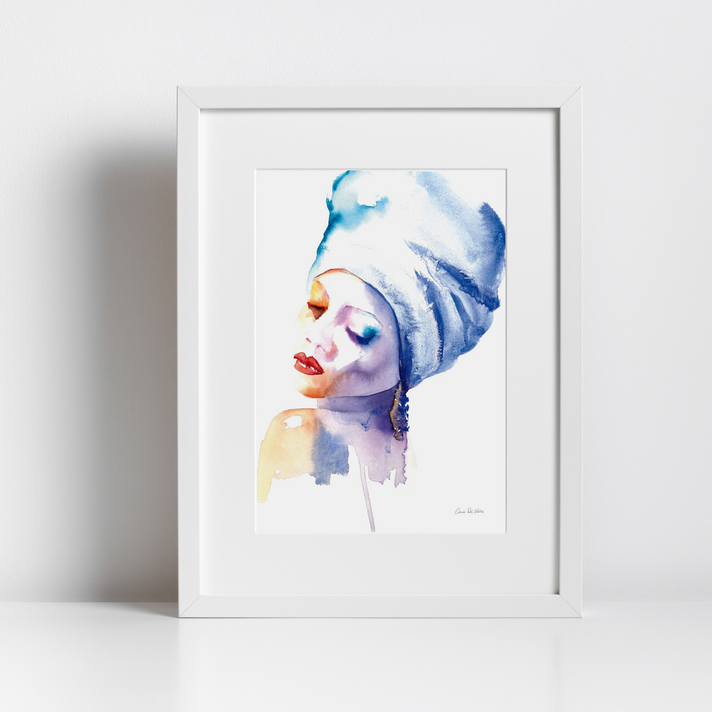 Woman in Blue