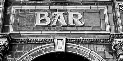 Bar In Black And White