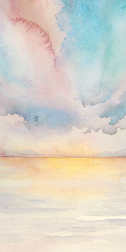 Sea Sunset Triptych