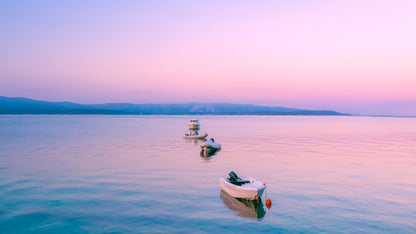 Boats at sunrise