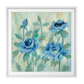 Brushy Blue Flowers II