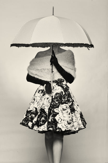 a girl with an umbrella