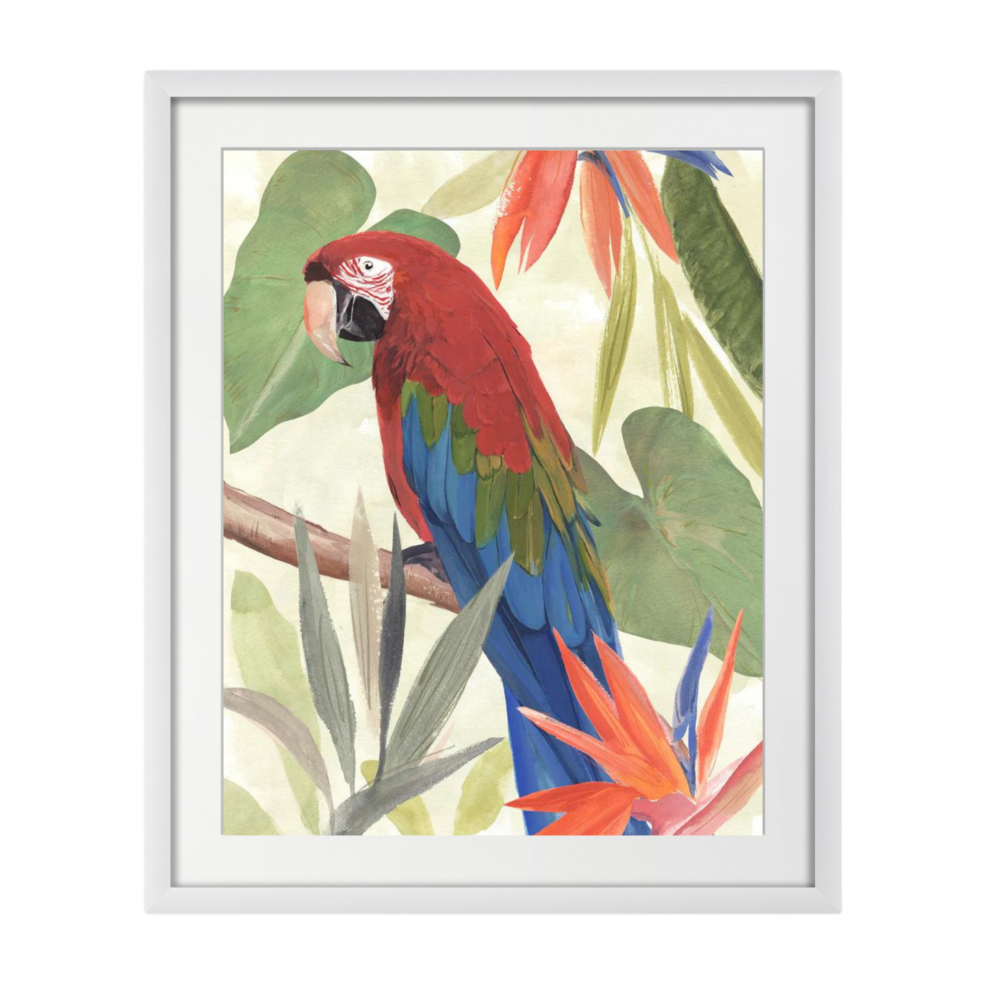 Tropical Parrot Composition III