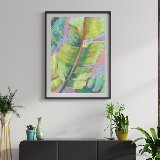 Vibrant Palm Leaves II