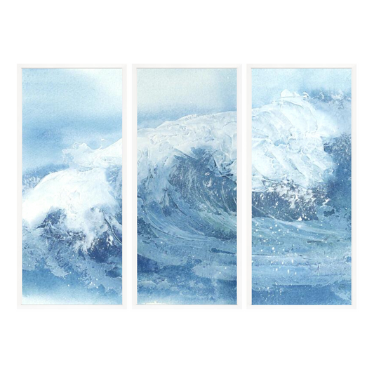 Waves IV Triptych