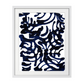 Indigo Swirls I