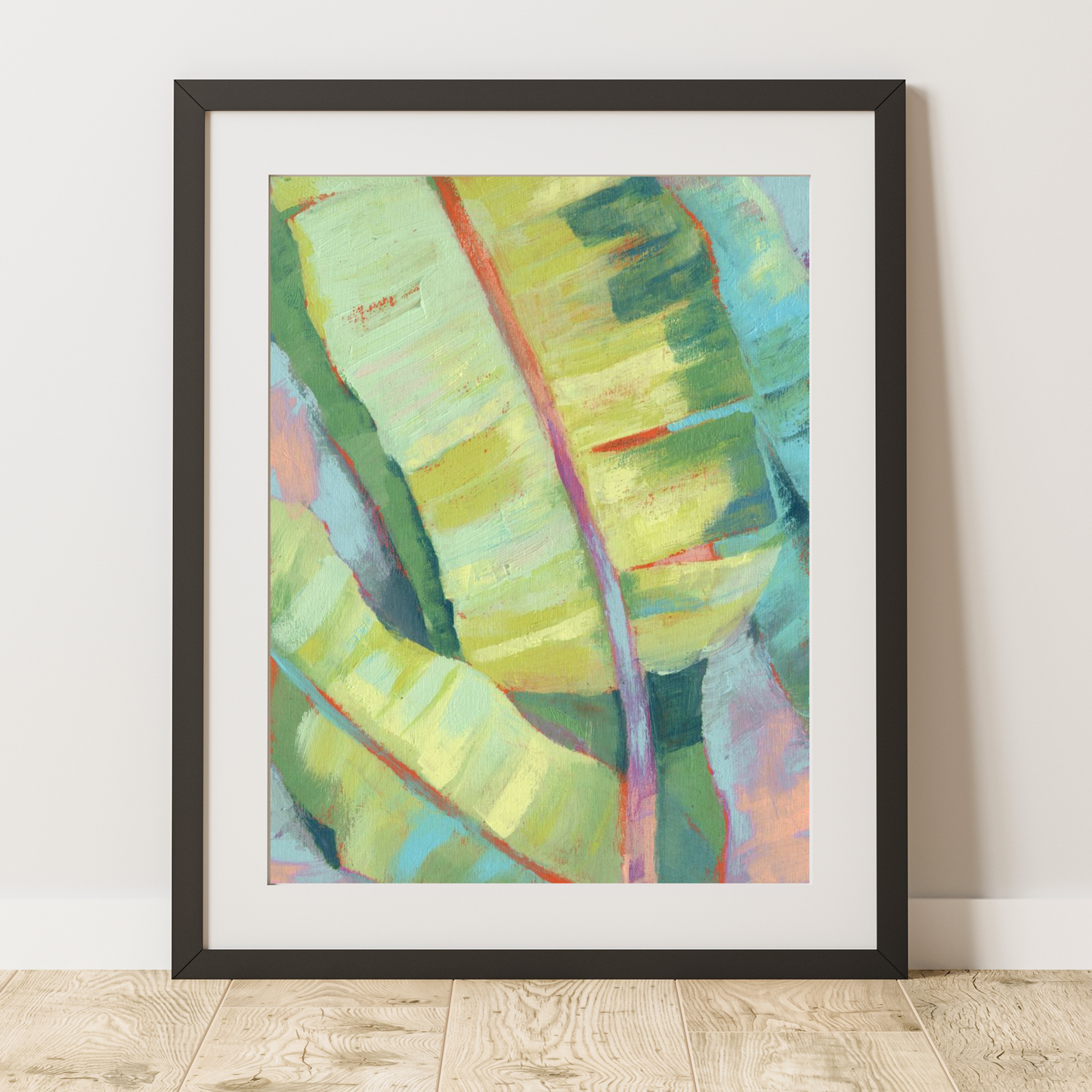 Vibrant Palm Leaves I