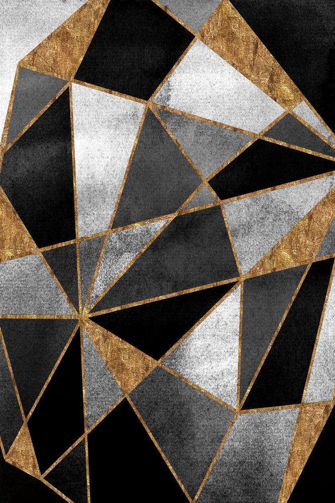 Black Geo Abstracted