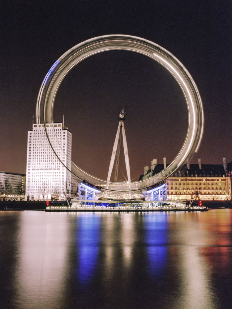London Eye Millennium Wheel Night