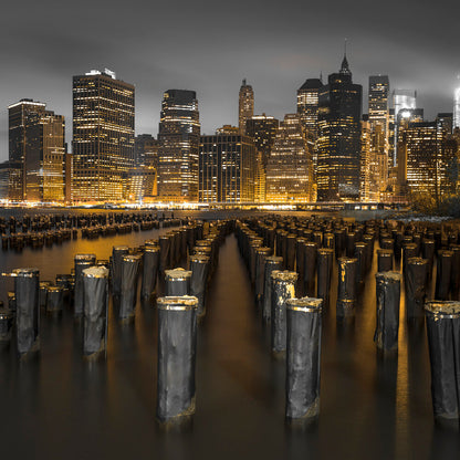 Evening shot of Lower Manhattan