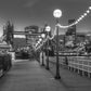 London Riverside Promenade with Tower bridge