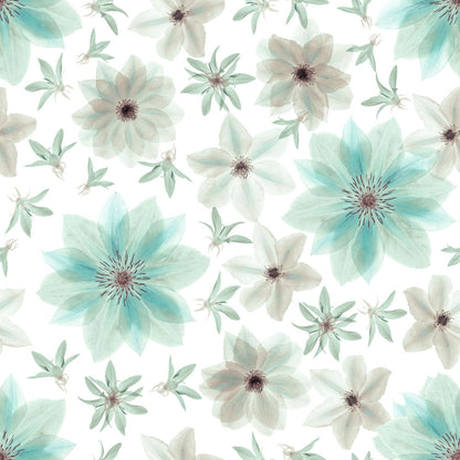 Clematis flowers surface patterns design